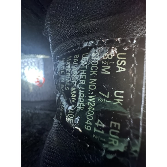 Wolverine Trade Wedge UL Boots Men\'s Size 8.5 Black Soft Toe Work Boots Leather